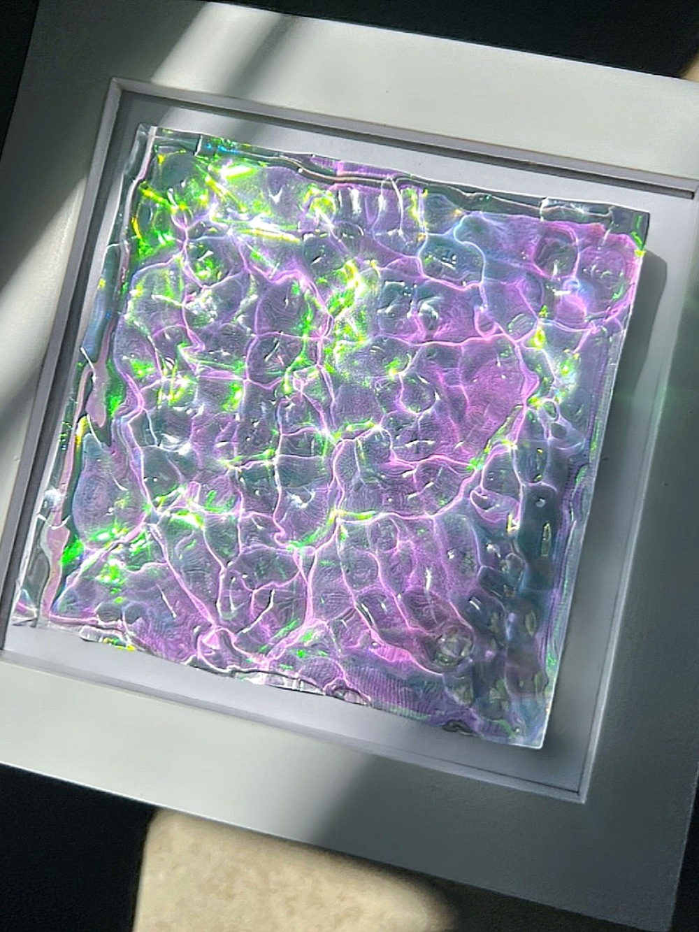 Iridescent Aqua Art - Picture 3 of 5